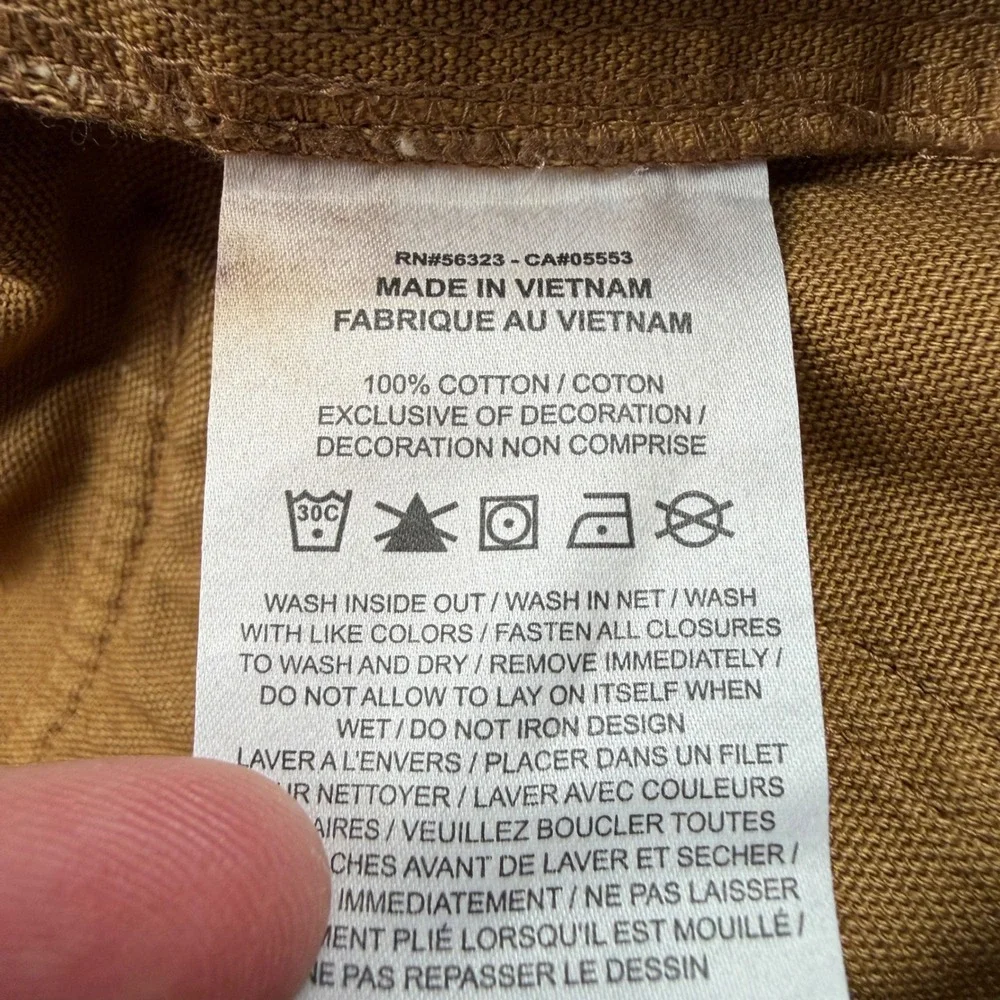 Jordan Flight Essentials Mens Canvas Pants Brown FN6364-231 Size Medium NEW